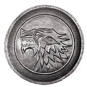 Game of Thrones Stark Direwolf Shield Pin